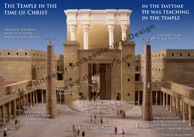 Jesus teaching in the Temple