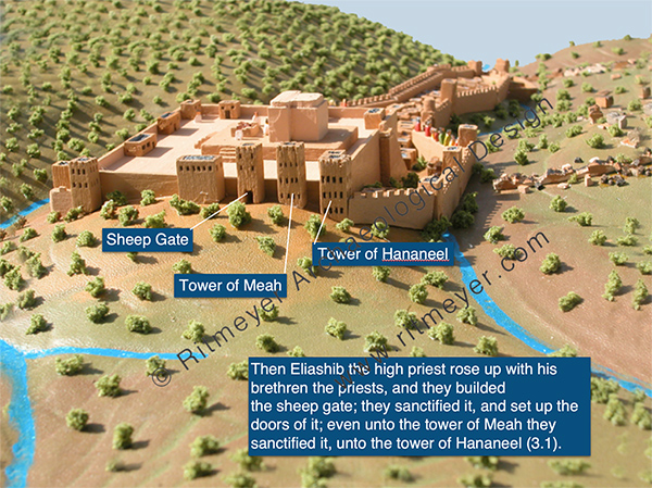 Jerusalem in the time of Nehemiah – Ritmeyer Archaeological Design