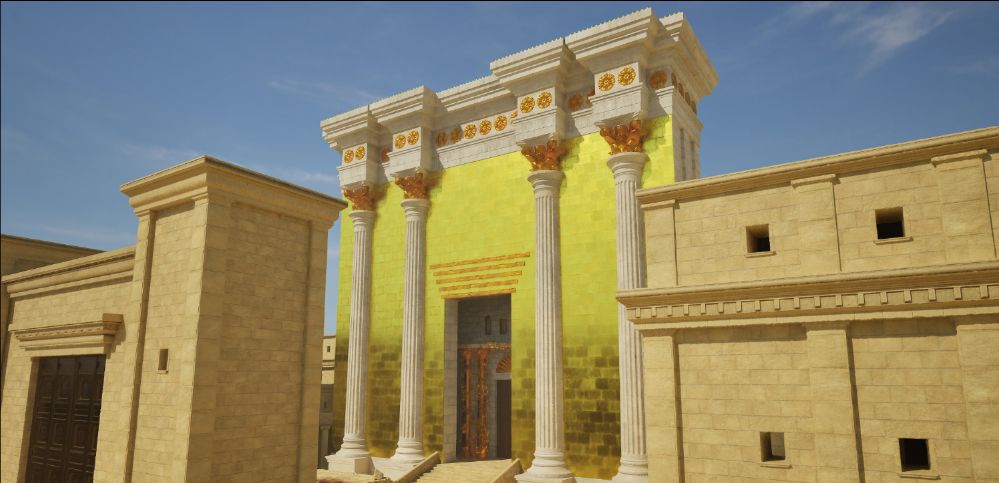 Herod’s Temple Mount in Jerusalem in 3D